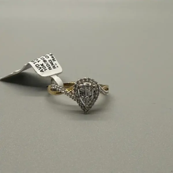 10K YG 0.25ct Diamond Ladies Ring