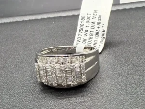 10K WG 1.00ct Diamond Men's Ring