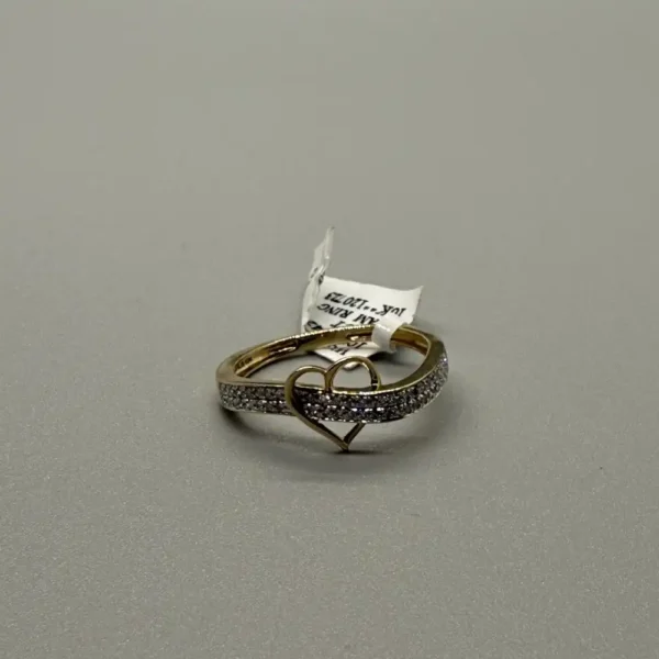 10K YG 0.15ct Diamond Ring