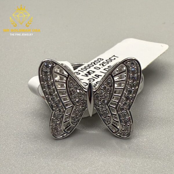 10K WG 0.25ct Diamond Ladies Ring