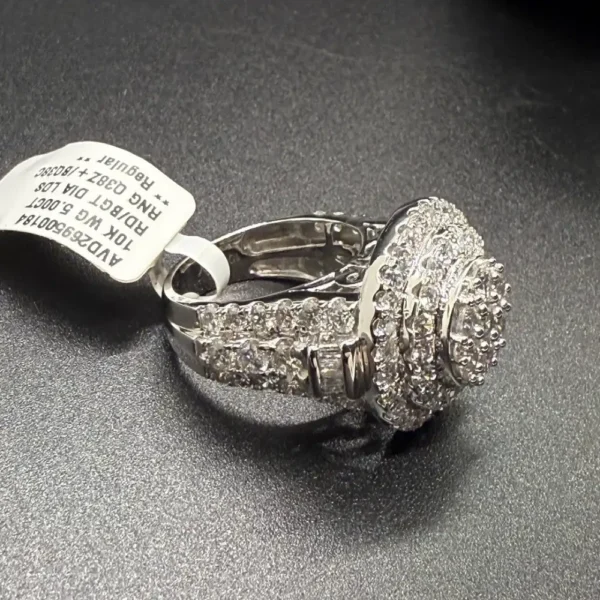 p7 10K WG 5.00ct Diamond Ring