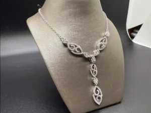 18K WG Ladies 2.00ct Diamond Pendant