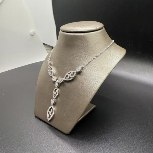 p8 18K WG Ladies 2.00ct Diamond Pendant